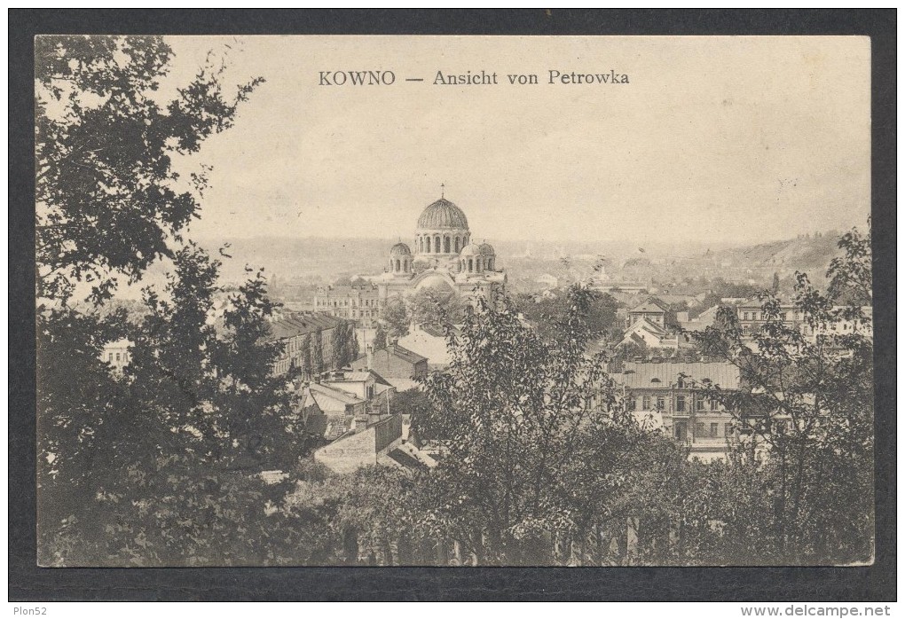 8357-KOWNO-KAUNAS-ANSICHT VON PETROWKA-1921-FP - Lituania