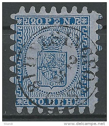 FINNLAND 1866 MI-NR. 8 O Used Zähnung Siehe 2 Scans - Used Stamps