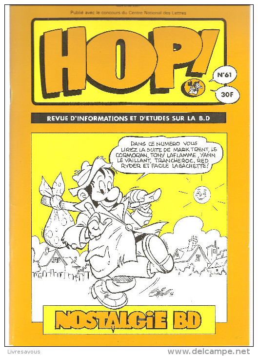 HOP! N°61 Revue D´information De La B.D. Numéro Consacré à Nostalgie BD Du 4ème Trimestre 1993 - Autre Magazines