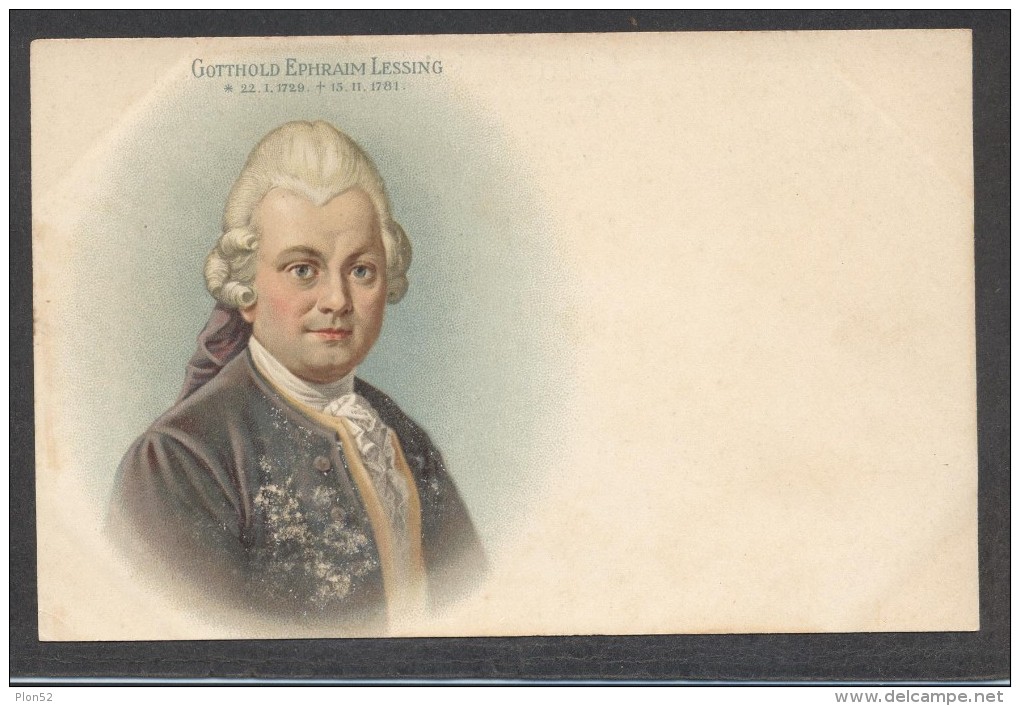 8364-GOTTHOLD EPHRAIM LESSING-SCRITTORE-FILOSOFO-DRAMMATURGO-FP - Personaggi Storici