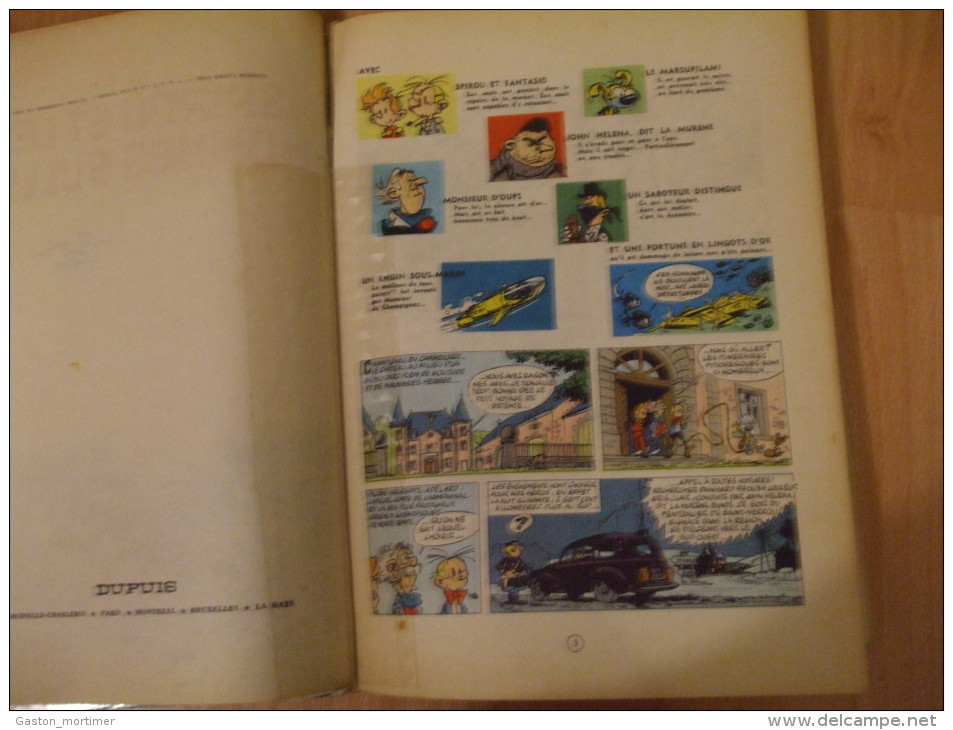 Spirou Et Fantasio - Franquin - Tome 17 EO 1964 - Les Hommes-Bulles - Spirou Et Fantasio