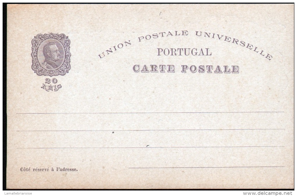 PORTUGAL, ENTIER POSTAL, 2 SCANS - Entiers Postaux