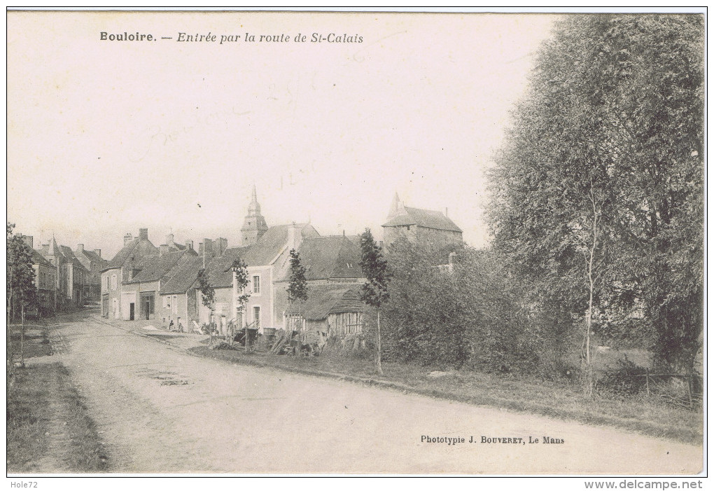 72 - Bouloire (Sarthe) - Entrée Par La Route De Saint-Calais - Bouloire