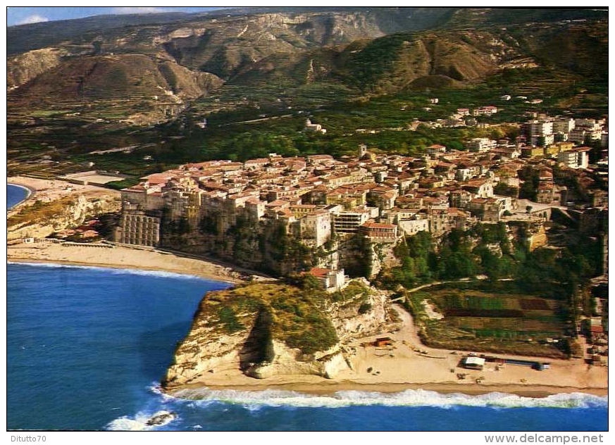 Tropea - Dall'aereo Panorama - Formato Grande Viaggiata - Vibo Valentia