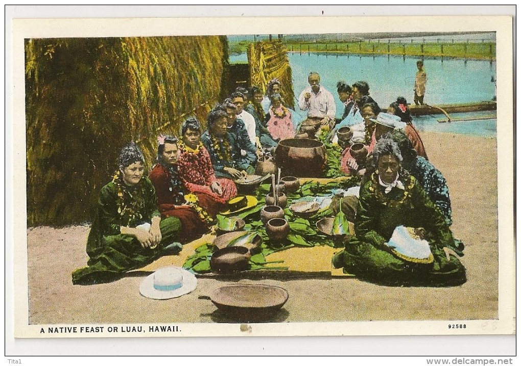 S2117 - A Native Feast Or Luau, Hawaii - Big Island Of Hawaii