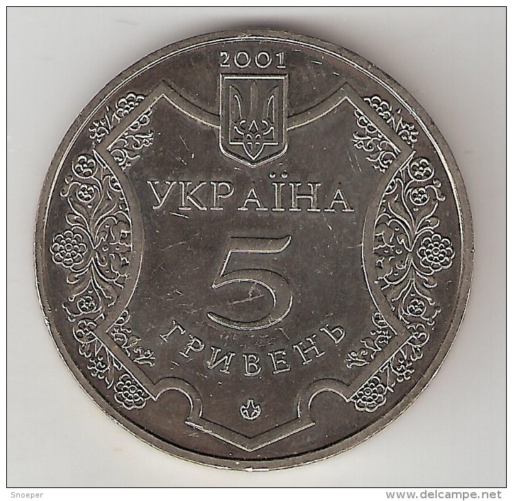 *ukraine 5 Hryvni 2001 Km  135    Unc - Ukraine