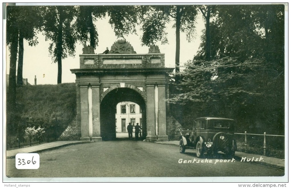 HULST * ZEELAND * GENTSCHE POORT  * ANSICHTKAART * CPA *  (3306) - Hulst