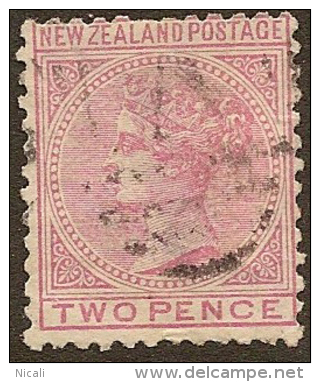 NZ 1874 2d FSF P12x11.5 SG 181 U #KK42 - Oblitérés