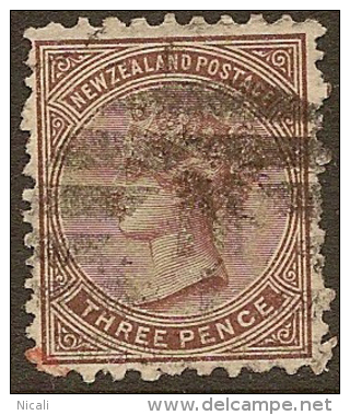 NZ 1874 3d FSF P10x12.5 SG 161 U #KK53 - Gebruikt