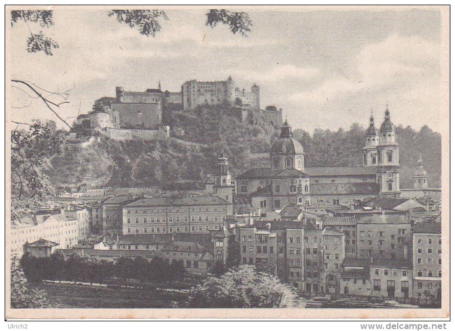AK Salzburg - Blick Vom Imberg Auf Altstadt Und Festung - Ca. 1940 (11370) - Salzburg Stadt