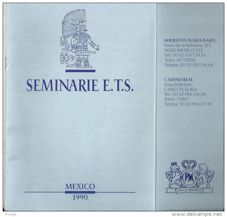 Philip Morris Seminar ETS Mexico 1990 / Travel Guide - Documentos