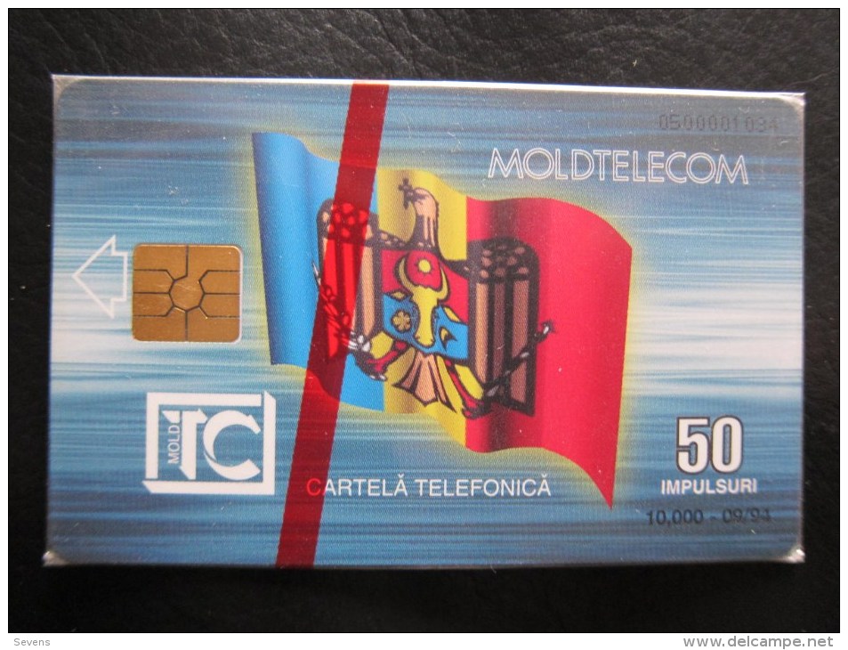 First Issued Chip Phonecard,50 Impulsuri,mint In Blister - Moldawien (Moldau)