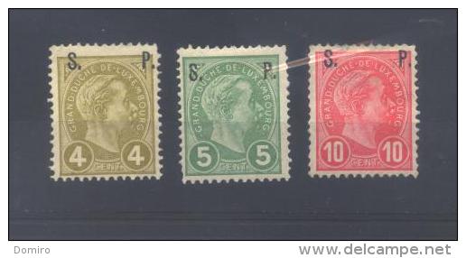 Luxembourg Sv 79/81 *  (MH) - Dienstmarken