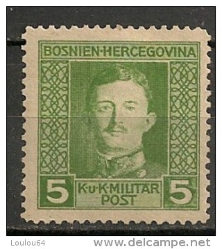 Timbres - Bosnie-Herzegovine - 1917 - 5 H. - - Bosnien-Herzegowina