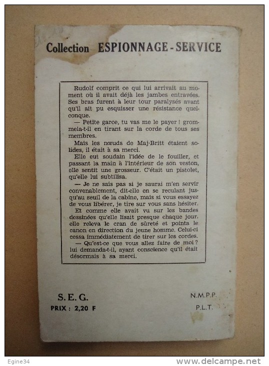 S.E.G. Espionnage -no 48 -  Gil Bréhat - Coup De Filet Dans La Baltique - - Other & Unclassified