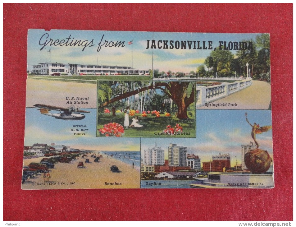 Florida> Jacksonville Greetings     Reference 1676 - Jacksonville