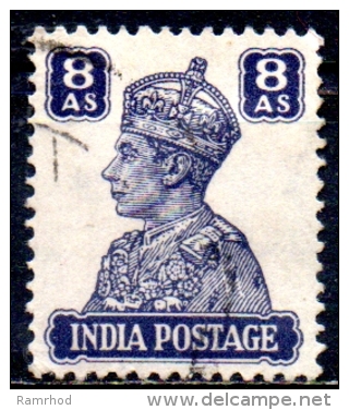 INDIA 1940 King George VI - 8a.- Violet  FU - 1936-47 Roi Georges VI