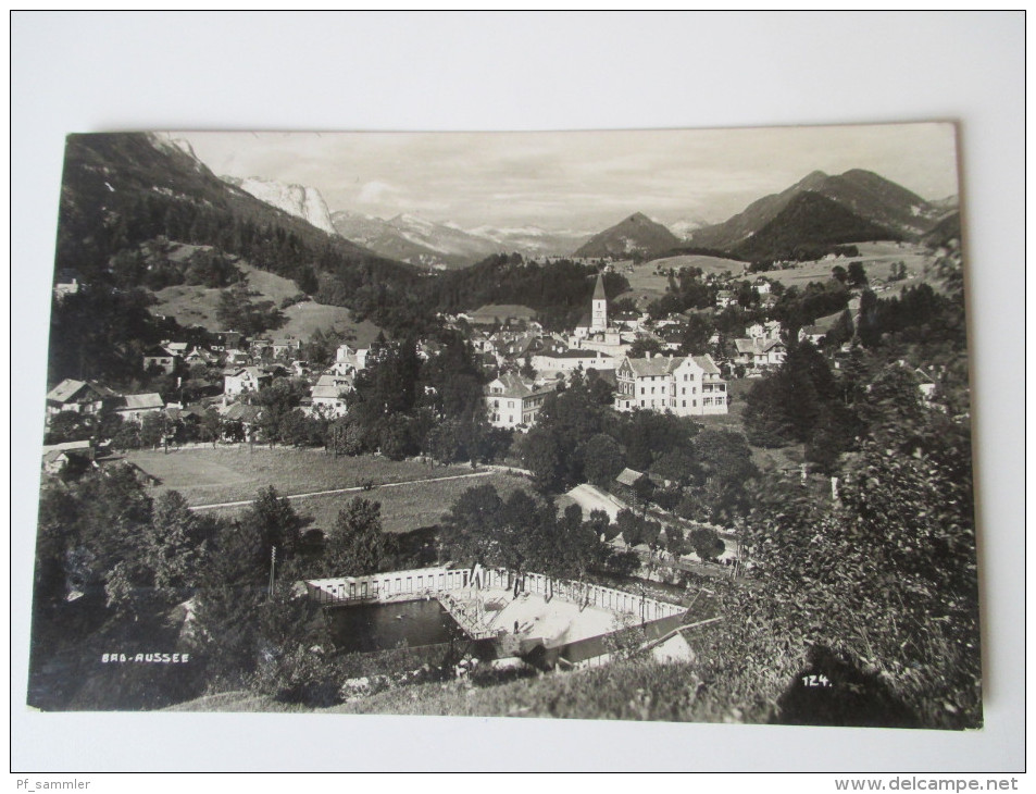 AK / Echtfoto 1929 Bad Aussee. Panorama. Verlag Max M. Weisz - Ausserland