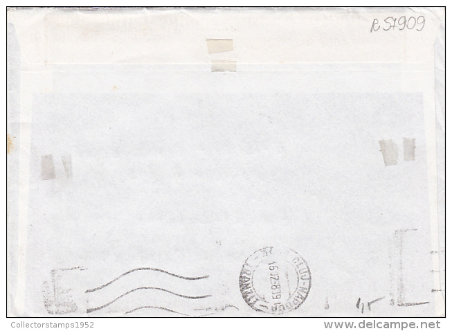 R57909- BEETLE, STAMPS ON COVER, 1998, ROMANIA - Lettres & Documents