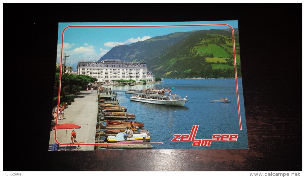 CO-25707 ZELL AM SEE SEEPROMENADE MIT GRAND HOTEL UN SCHIFFSANLEGESTELLE - Zell Am See