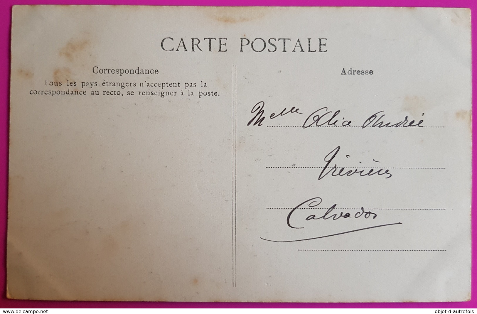 Cpa Algérie Un Caid Fonctionnaire à La Tête D'un Douar Carte Postale 1907 Gros Plan - Profesiones