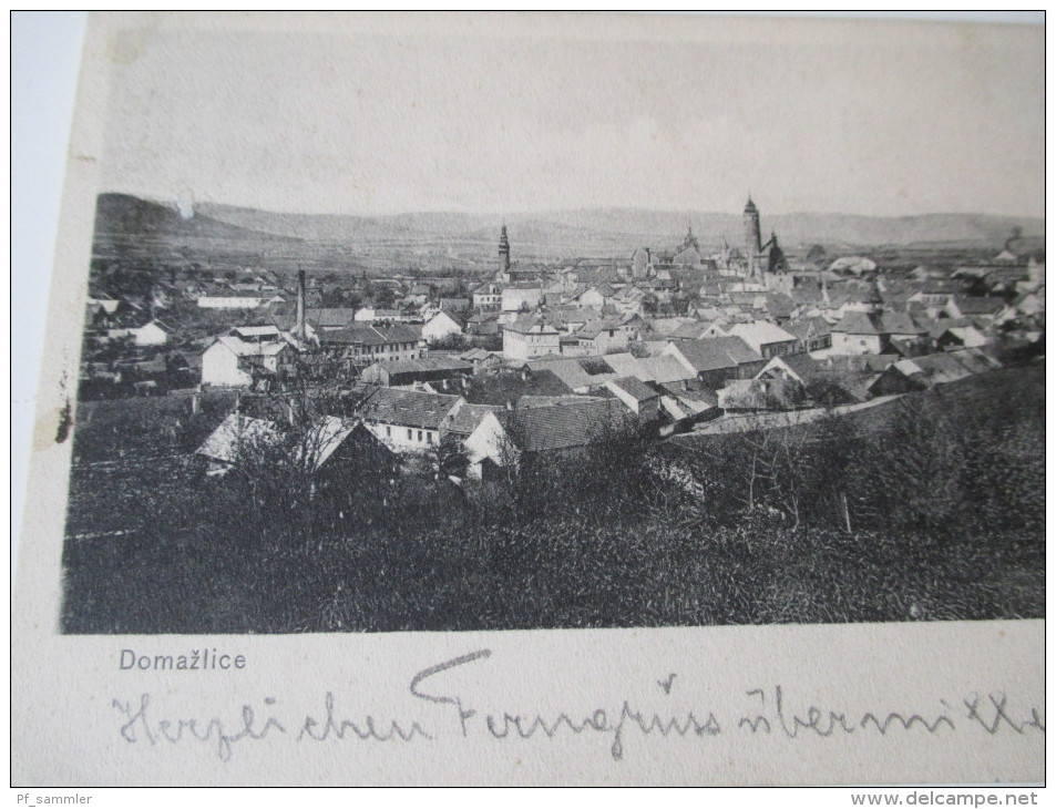 AK 1906 Domazlice. Panorama. - Czech Republic