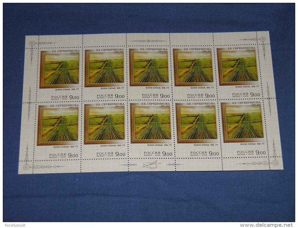 Russia Federation - 2009 Zinaida Serebrjakowa Kleinbogen (2) MNH__(THB-505) - Blocs & Feuillets