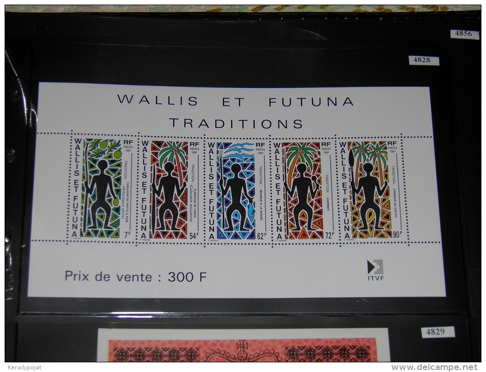 Wallis &amp; Futuna - 1991 Tradition (V) Block MNH__(THB-4828) - Blocs-feuillets