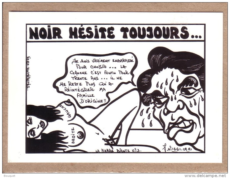 ILLUSTRATEUR LARDIE - LA PIERRE BRUTE - N° 47 / 50 EX - NOIR HESITE ... - FRANC MACONNERIE - FREEMASONRY - EROTISME - Lardie