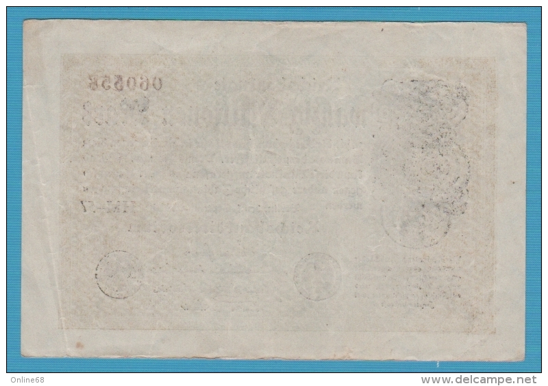 DEUTSCHES REICH 20 MILLIONEN MARK 1.09.1923  P#108d  ALPHA HM-57 - 20 Millionen Mark