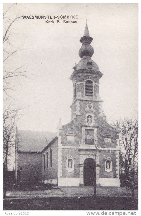 SOMBEKE : Kerk S. Rochus - Waasmunster