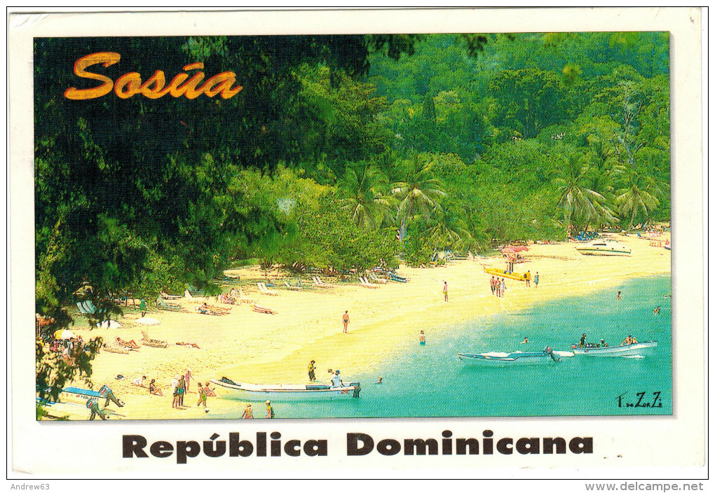 REPUBLICA DOMINICANA - 2003 - Sosua, Paisaje Marino - Express, Expreso - Viaggiata Da R.D. Principal Per Verton, France - Dominicaanse Republiek