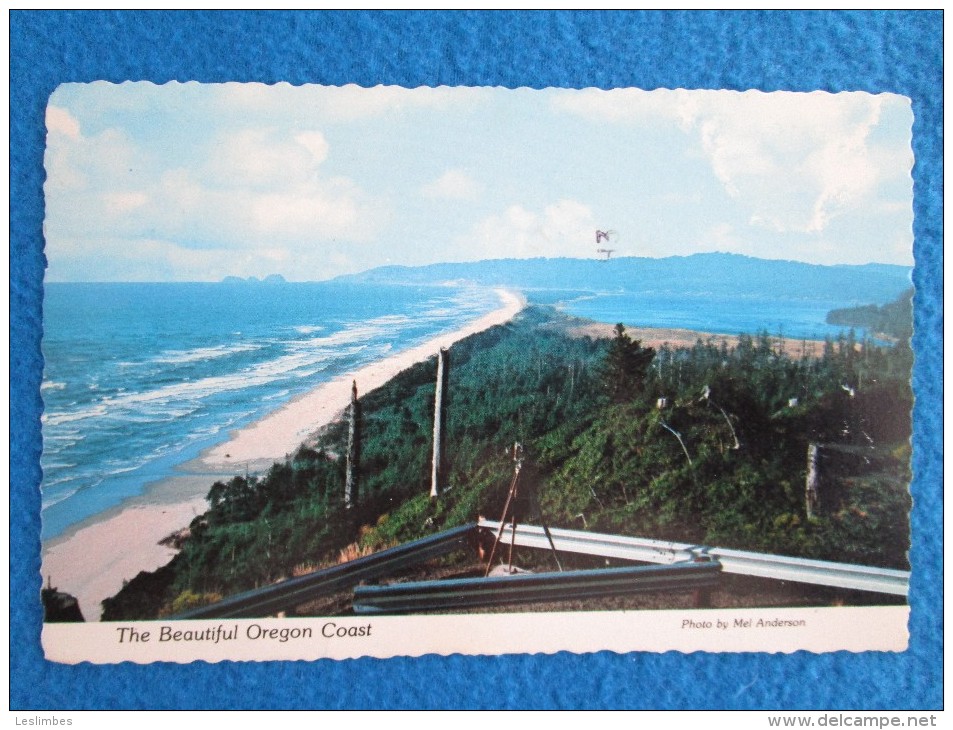 A Panoramic View Overlooking Cape Lookout State Park Toward Netarts And Oceanside. Photo By Mel Anderson. Voyage 1983 - Autres & Non Classés