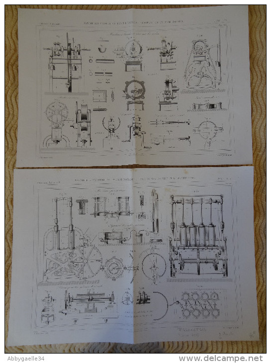 BAROMETRES METALLIQUES, PAR M. F. RICHARD _ CONSTRUCTION DU TUBE MOTEUR  Publication Industrielle - Maschinen