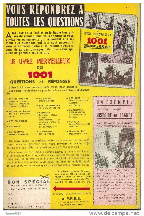 HISTOIRE POUR TOUS N° 122 Juin 1970 : " La Nuit Des Longs Couteaux "DUNLAP HITLER CAILLAUX ROEHM HIMMLER ALEXANDRE II - History