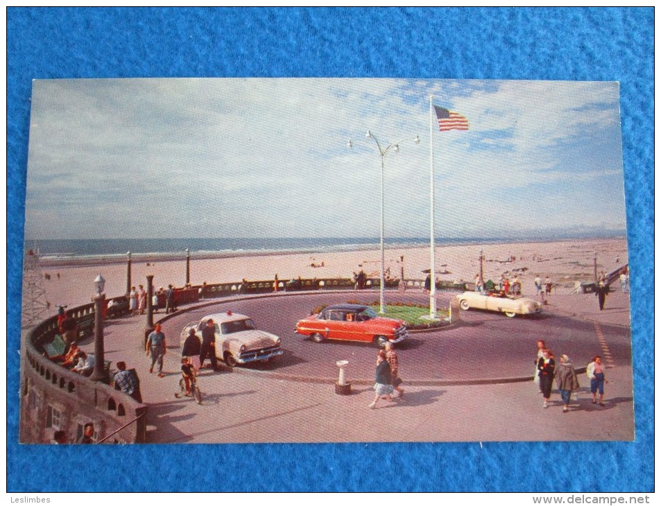 Seaside, Oregon. The World Famous Turnaround And Pacific Ocean In The Background. - Autres & Non Classés