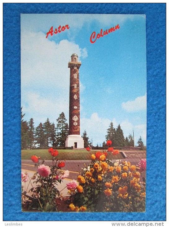 Astor Column, Astoria, Oregon. Erected In 1926.... - Autres & Non Classés