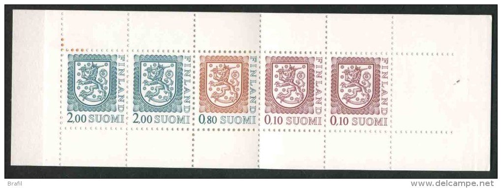 1989 Finlandia, Valori Ordinaria, Libretto, Serie Completa Nuova (**) - Carnets