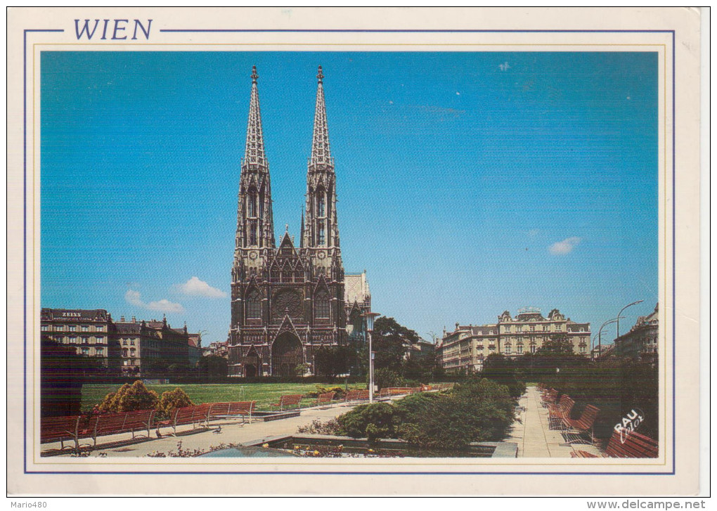 WIEN   VOTIVKIRCHE        (VIAGGIATA) - Kirchen