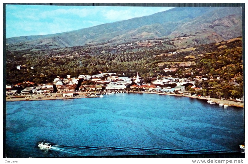 DOM TOM TAHITI   PORT DE PAPEETE CARTE ANNEE 1969 - Tahiti