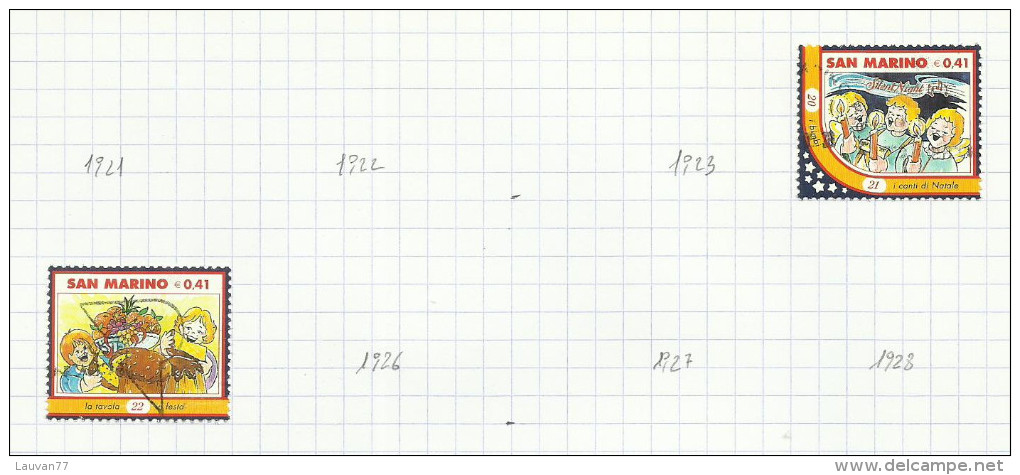 Saint-Marin N°1917, 1924, 1925 - Gebraucht