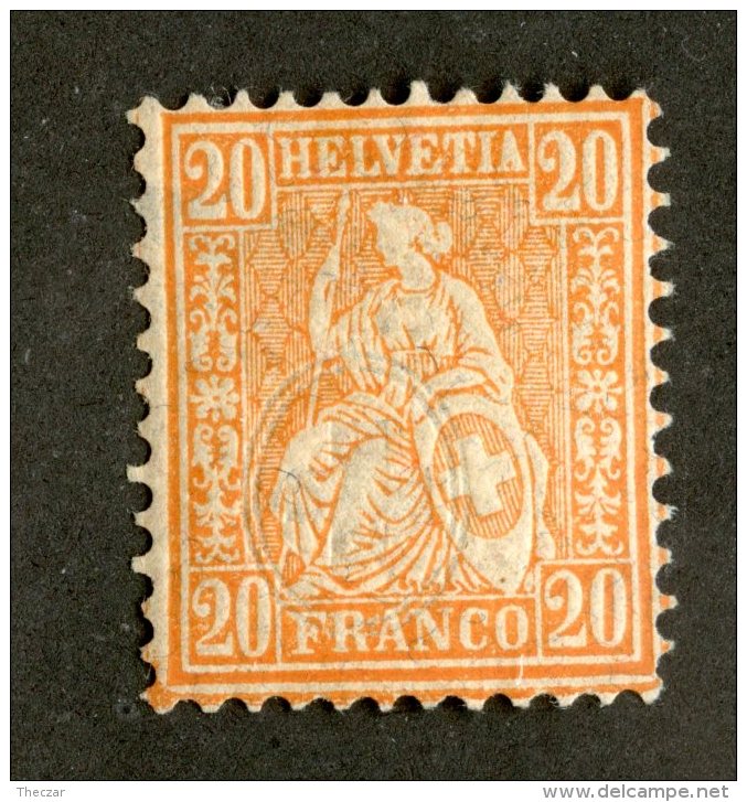 3951  Swiss 1881   Mi.#40 *fault  Scott #64  Cat. .60€ -Offers Welcome!- - Unused Stamps
