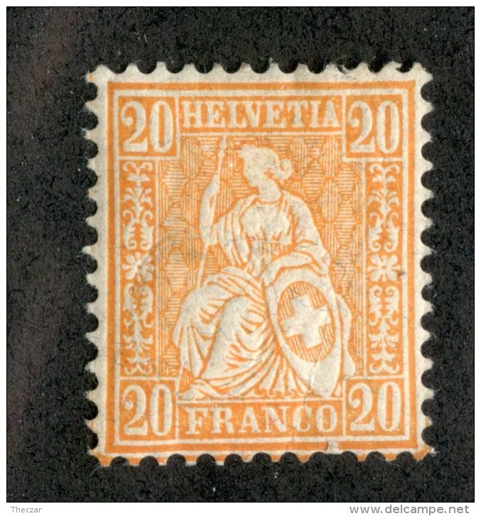 3962  Swiss 1881   Mi.#40 *  Scott #64  Cat. .60€ -Offers Welcome!- - Unused Stamps