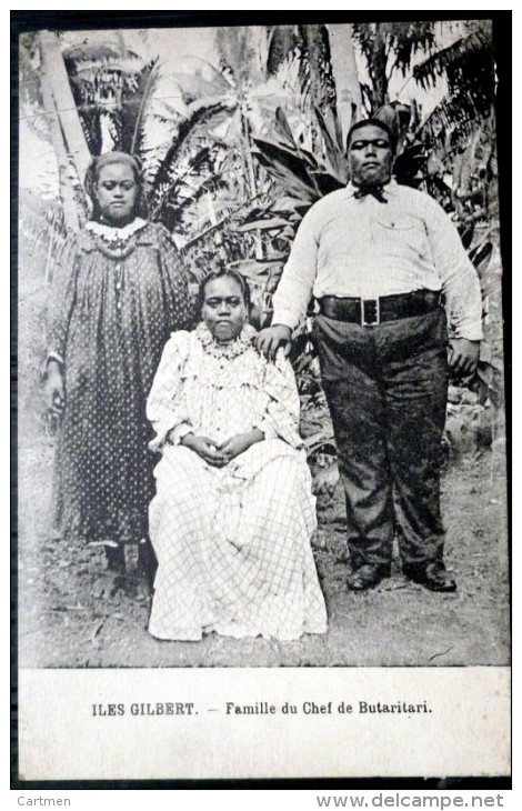 OCEANIE  ILES GILBERT  INDIGENES  ETHNOLOGIE  GILBERT ´ISLAND - Autres & Non Classés