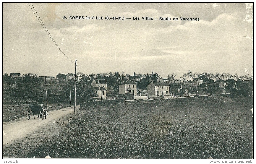 77  COMBS  La  VILLE  -  Les   Villas -  Route  De Varennes - Combs La Ville