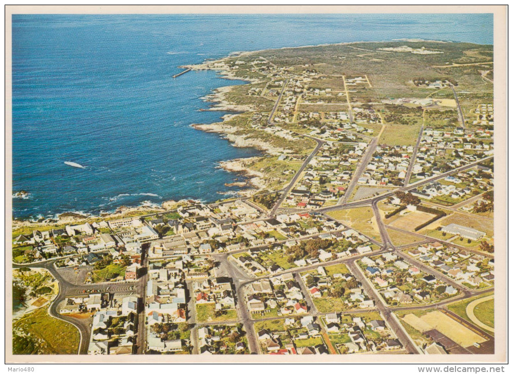 AERIAL VIEW  OF THE SEASIDE RESORT OF HERMANUS         (NUOVA) - Sud Africa