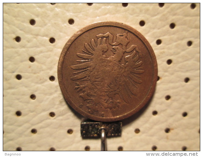 GERMANY 2 Pfennig 1876 C # 6 - 2 Pfennig
