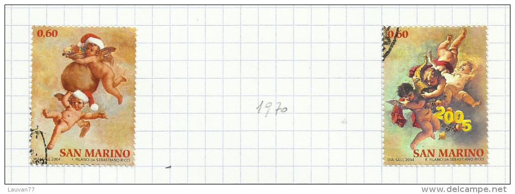 Saint-Marin N°1969, 1971 - Oblitérés