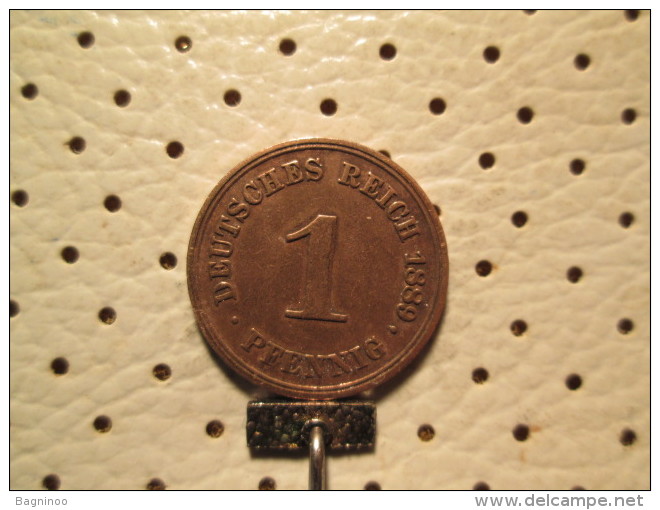 GERMANY 1 Pfennig 1889 A # 4 - 1 Pfennig