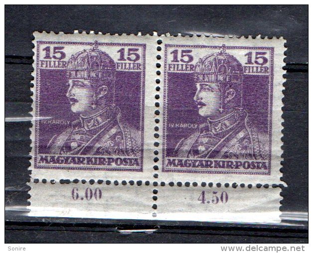 MAGYAR KIR. POSTA 1918 NUOVI MNH ** - Unused Stamps